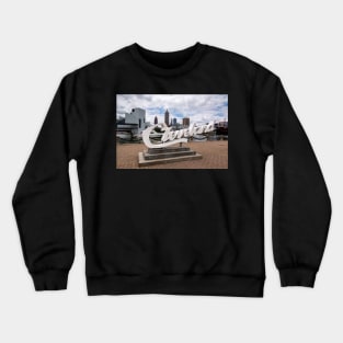 Cleveland Script Sign Crewneck Sweatshirt